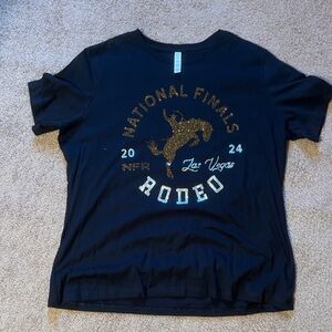 Black 'National Finals Rodeo' Long Sleeve Tee